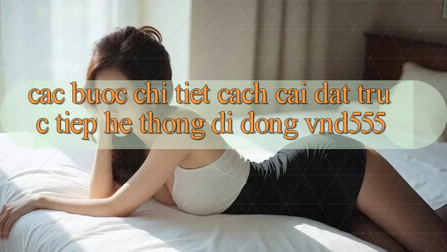 Các bước chi tiết cách cài đặt trực tiếp hệ thống di động vnd555