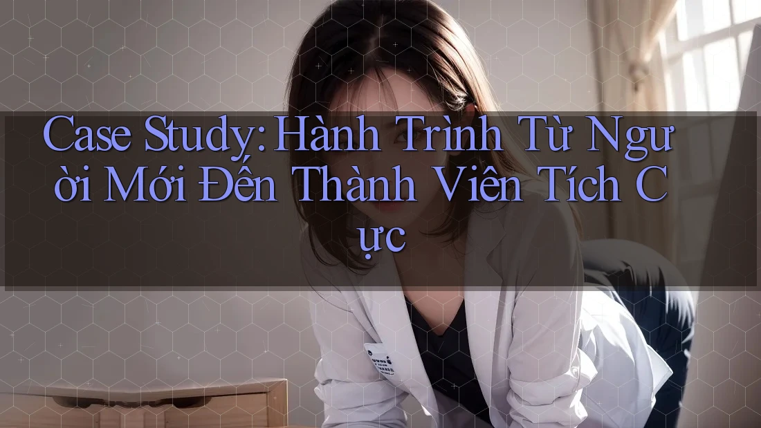 Case Study: Hành Trình Từ Người Mới Đến Thành Viên Tích Cực Case Study: Hành Trình Từ Người Mới Đến Thành Viên Tích Cực