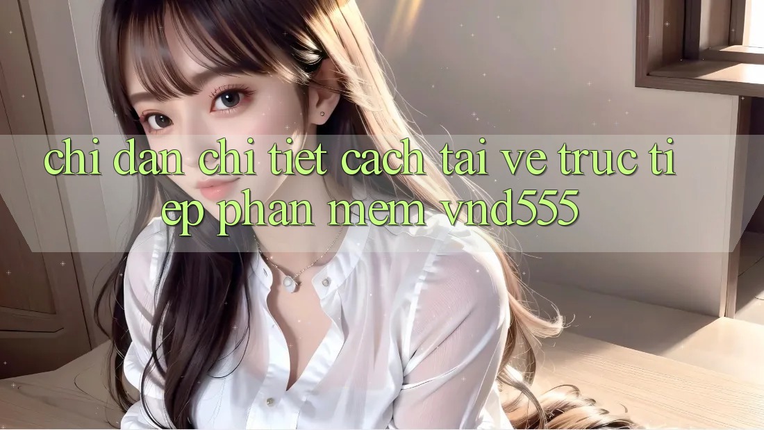 Chỉ dẫn chi tiết cách tải về trực tiếp phần mềm vnd555