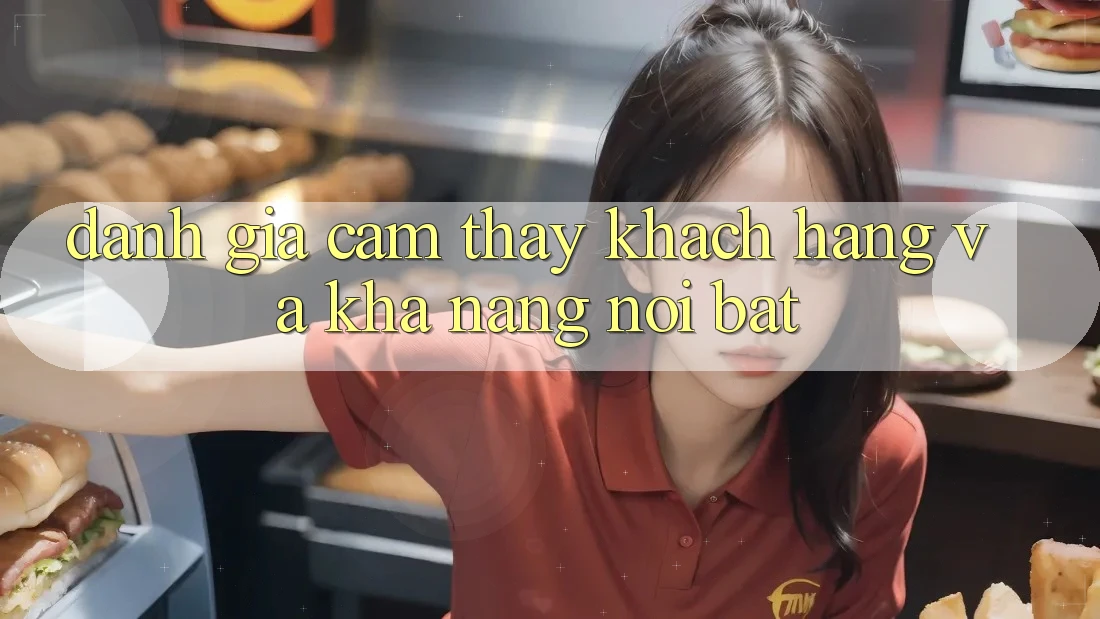Đánh giá cảm thấy khách hàng và khả năng nổi bật