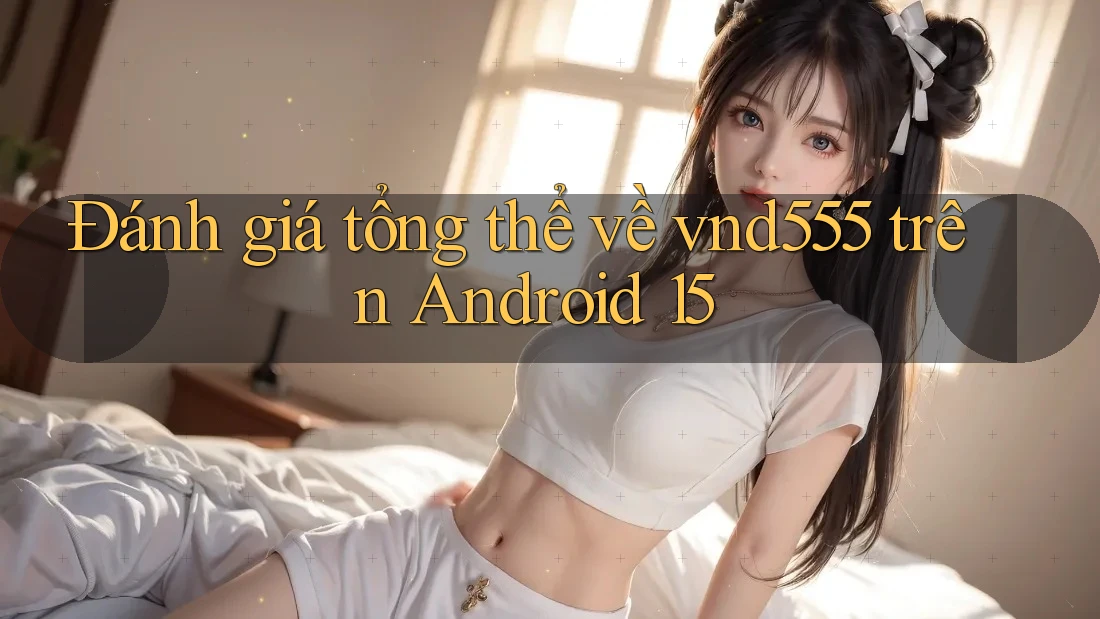 Đánh giá tổng thể về vnd555 trên Android 15 Đánh giá tổng thể về vnd555 trên Android 15