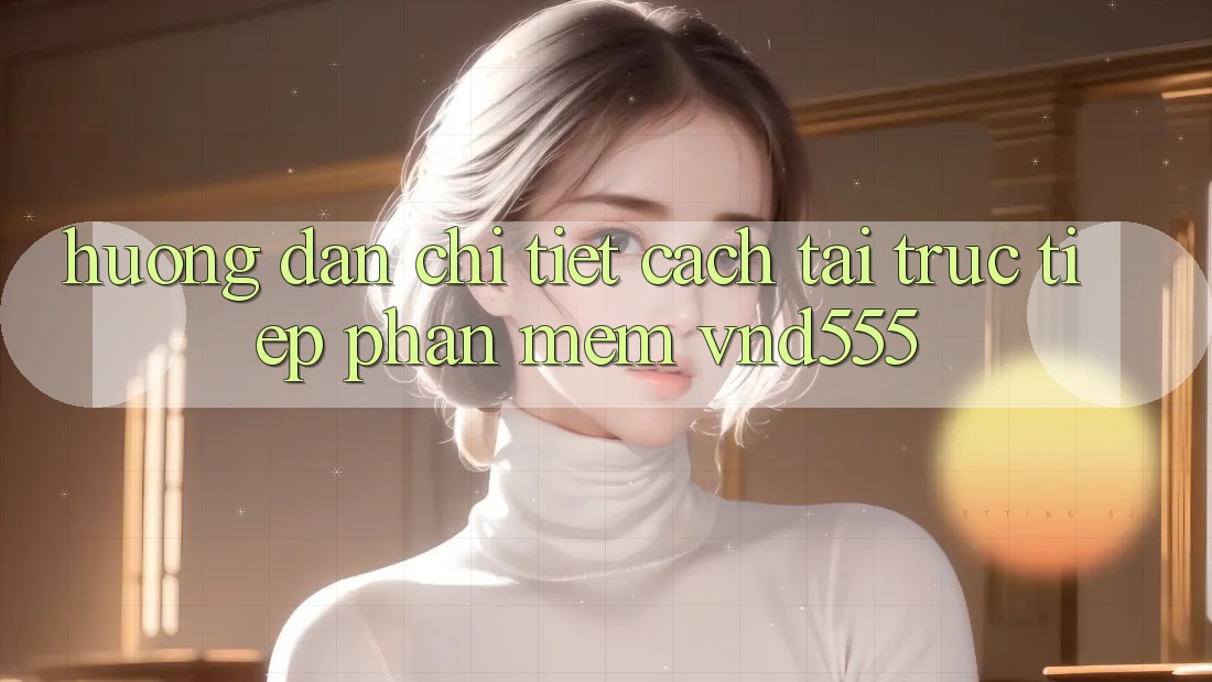 Hướng dẫn chi tiết cách tải trực tiếp phần mềm vnd555