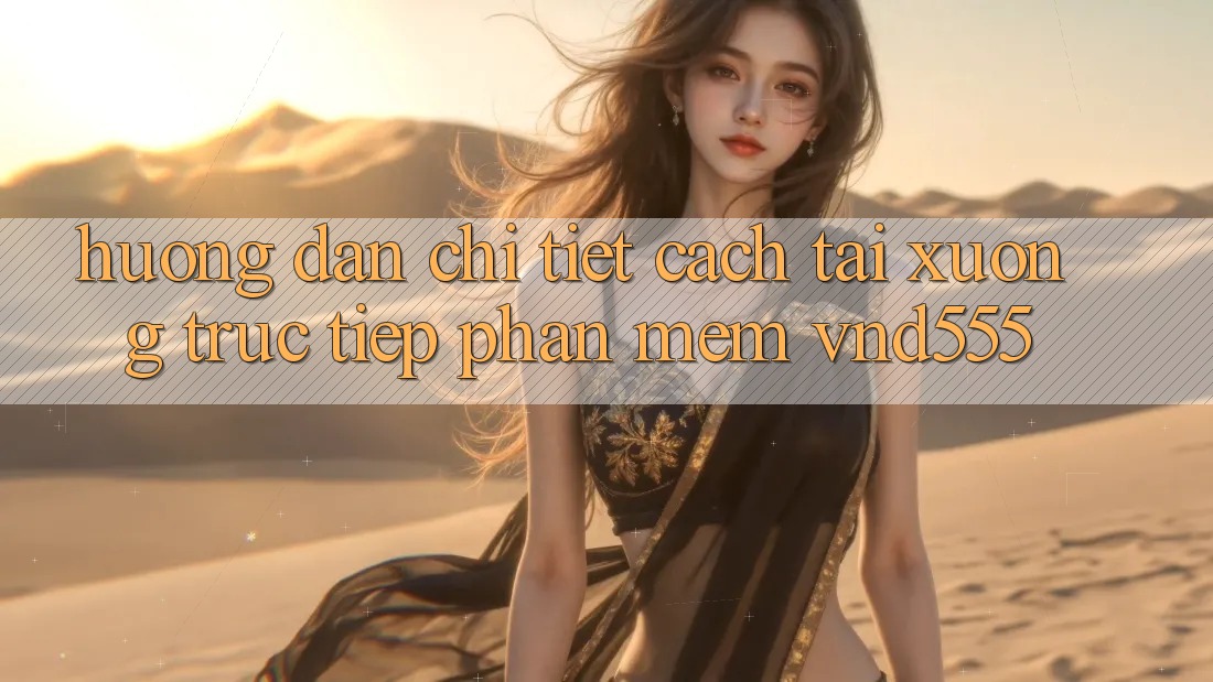 Hướng dẫn chi tiết cách tải xuống trực tiếp phần mềm vnd555