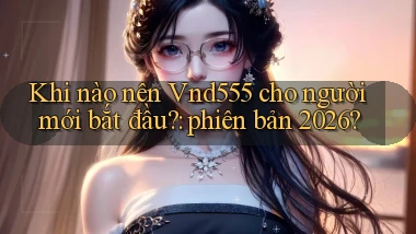 Khi nào nên Vnd555 cho người mới bắt đầu phiên bản 2026