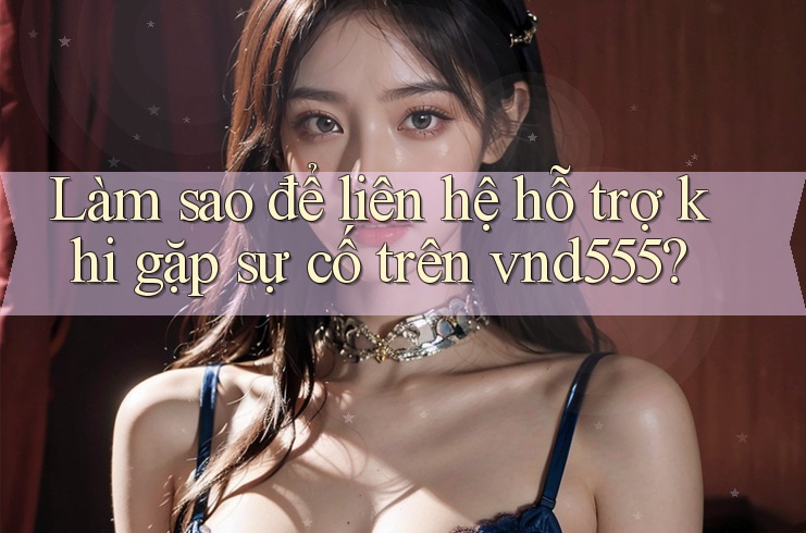 Làm sao để liên hệ hỗ trợ khi gặp sự cố trên vnd555? Làm sao để liên hệ hỗ trợ khi gặp sự cố trên vnd555?