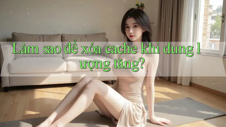 Làm sao để xóa cache khi dung lượng tăng? Làm sao để xóa cache khi dung lượng tăng?