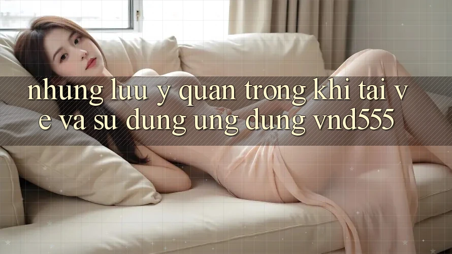 Những lưu ý quan trọng khi tải về và sử dụng ứng dụng vnd555