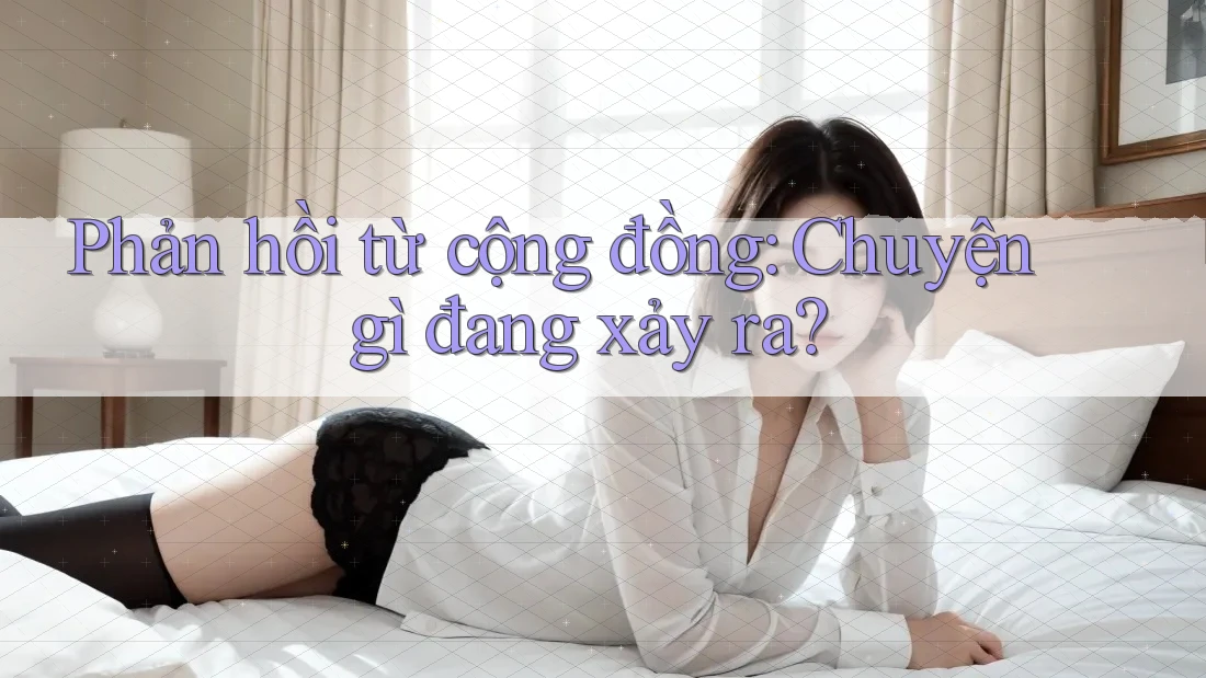Phản hồi từ cộng đồng: Chuyện gì đang xảy ra? Phản hồi từ cộng đồng: Chuyện gì đang xảy ra?