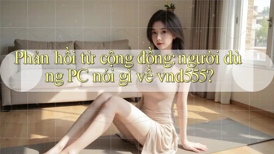 Phản hồi từ cộng đồng: người dùng PC nói gì về vnd555? Phản hồi từ cộng đồng: người dùng PC nói gì về vnd555?