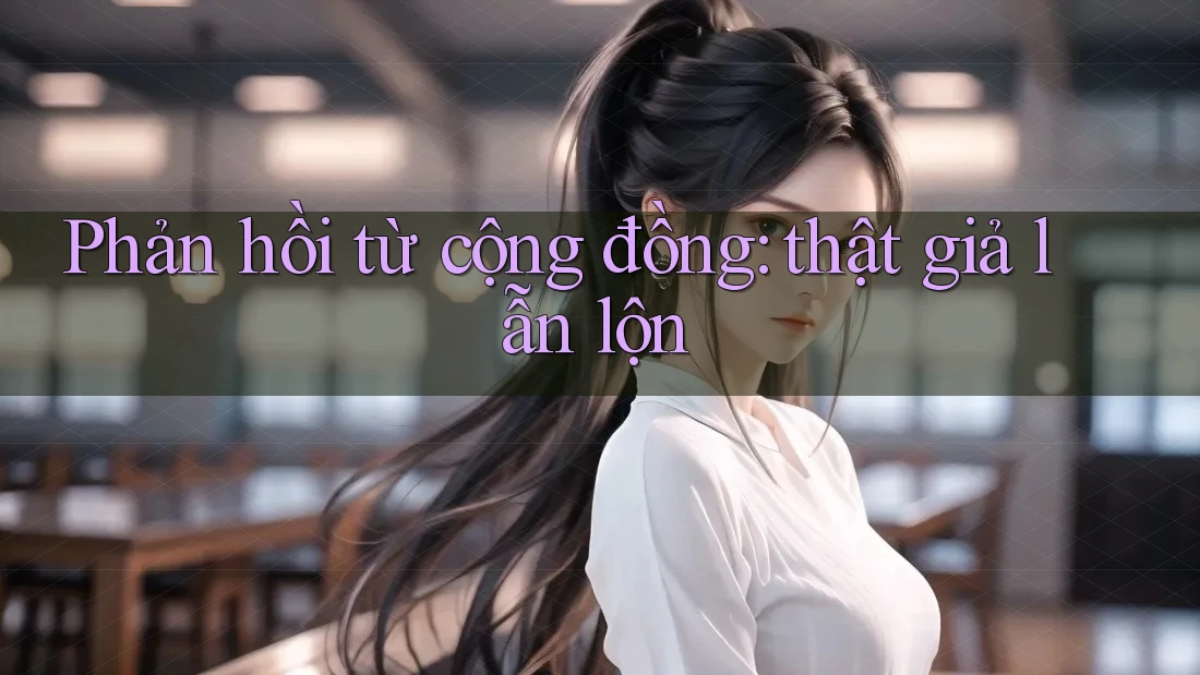 Phản hồi từ cộng đồng - thật giả lẫn lộn? Phản hồi từ cộng đồng - thật giả lẫn lộn?