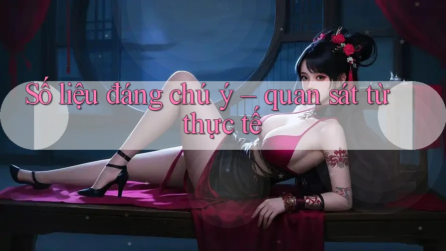 Số liệu đáng chú ý – quan sát từ thực tế