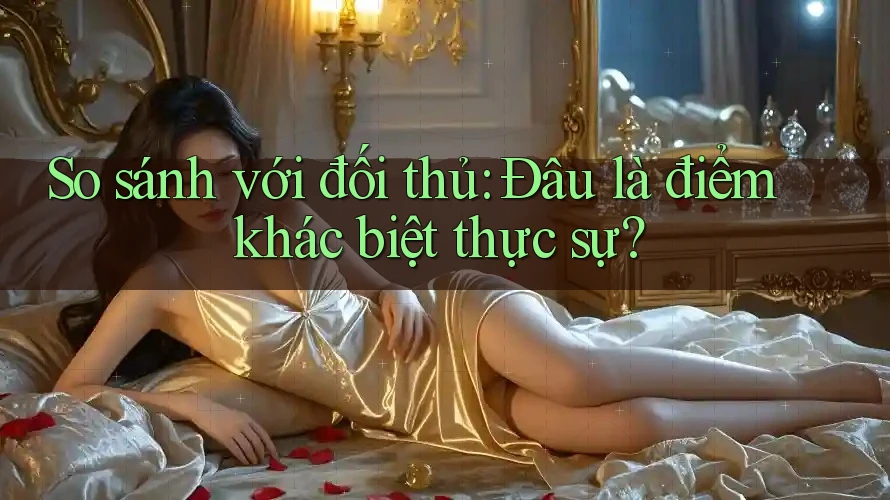 So sánh với đối thủ: đâu là điểm khác biệt thực sự?