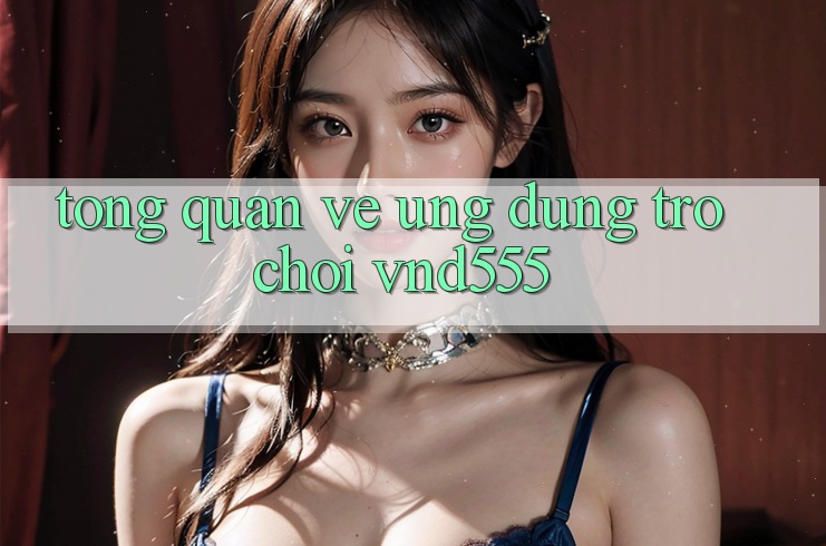 Tổng quan về ứng dụng trò chơi vnd555