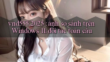 vnd555 2025 ảnh so sánh trên Windows 11 đối tác toàn cầu