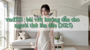 vnd555 bài viết hướng dẫn cho người thử lần đầu (2025)