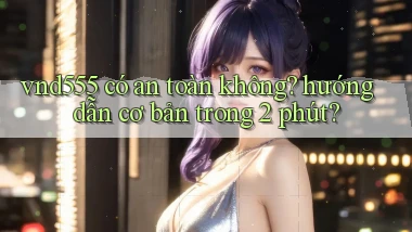 vnd555 có an toàn không hướng dẫn cơ bản trong 2 phút