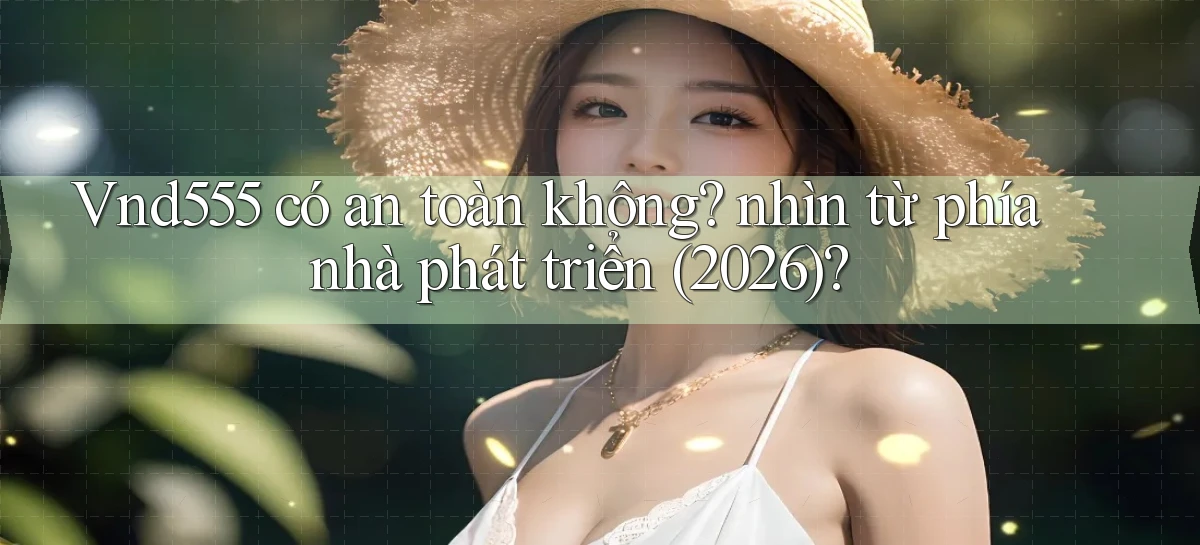 Vnd555 có an toàn không nhìn từ phía nhà phát triển (2026)