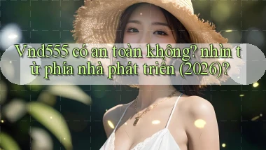 Vnd555 có an toàn không nhìn từ phía nhà phát triển (2026)
